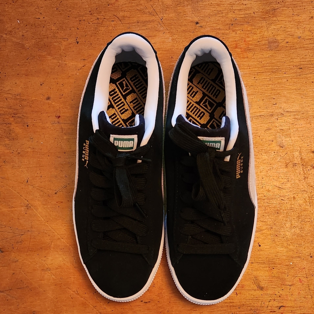 Puma Kids Black Sneakers